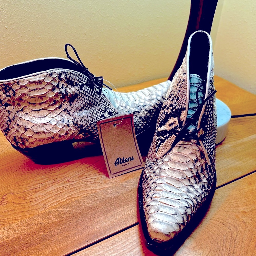 Allens leather booties